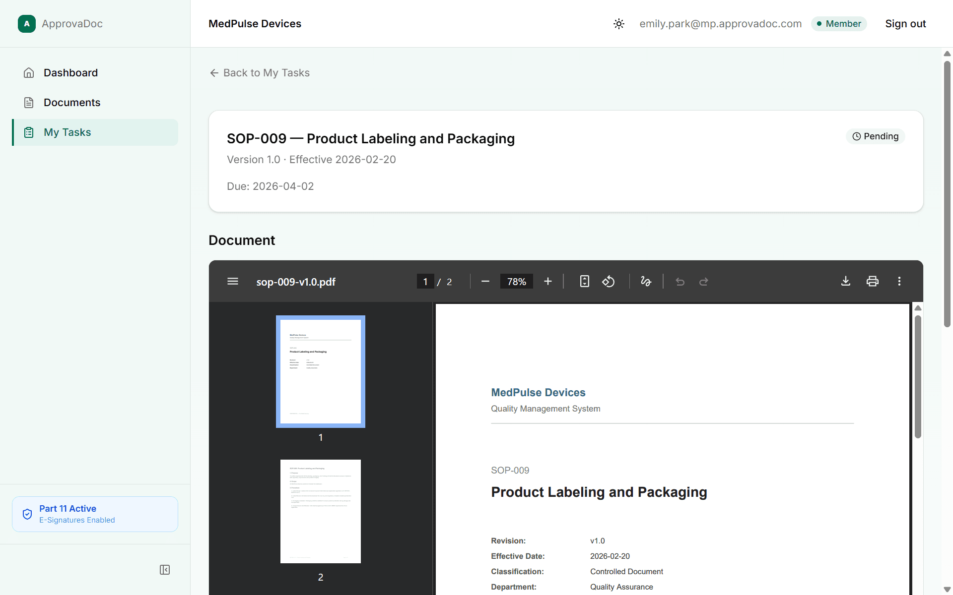 Part 11 Training Guide